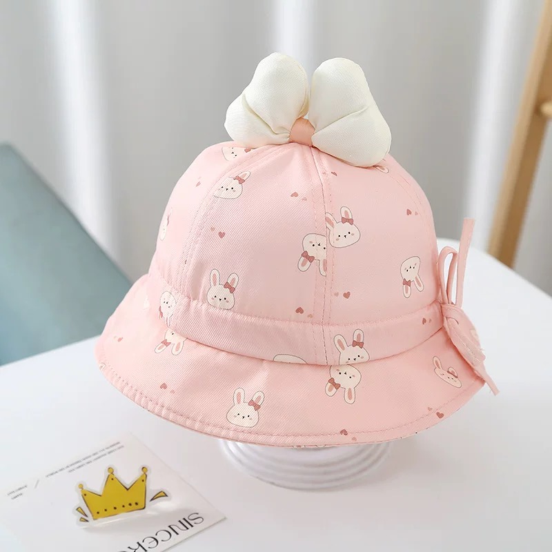 Bucket Hat Cotton - Spring 2026 New Cartoon Bear Rabbit