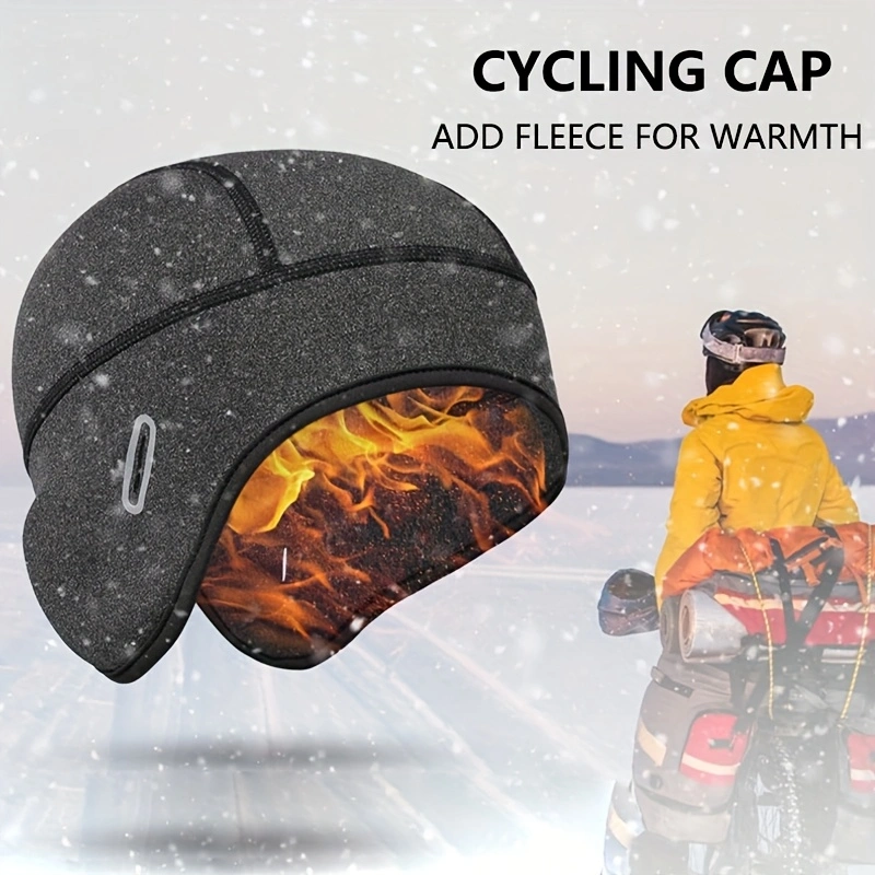 Skull Cap Helmet Liner - Winter Cycling Warm Cap MTB Helmet