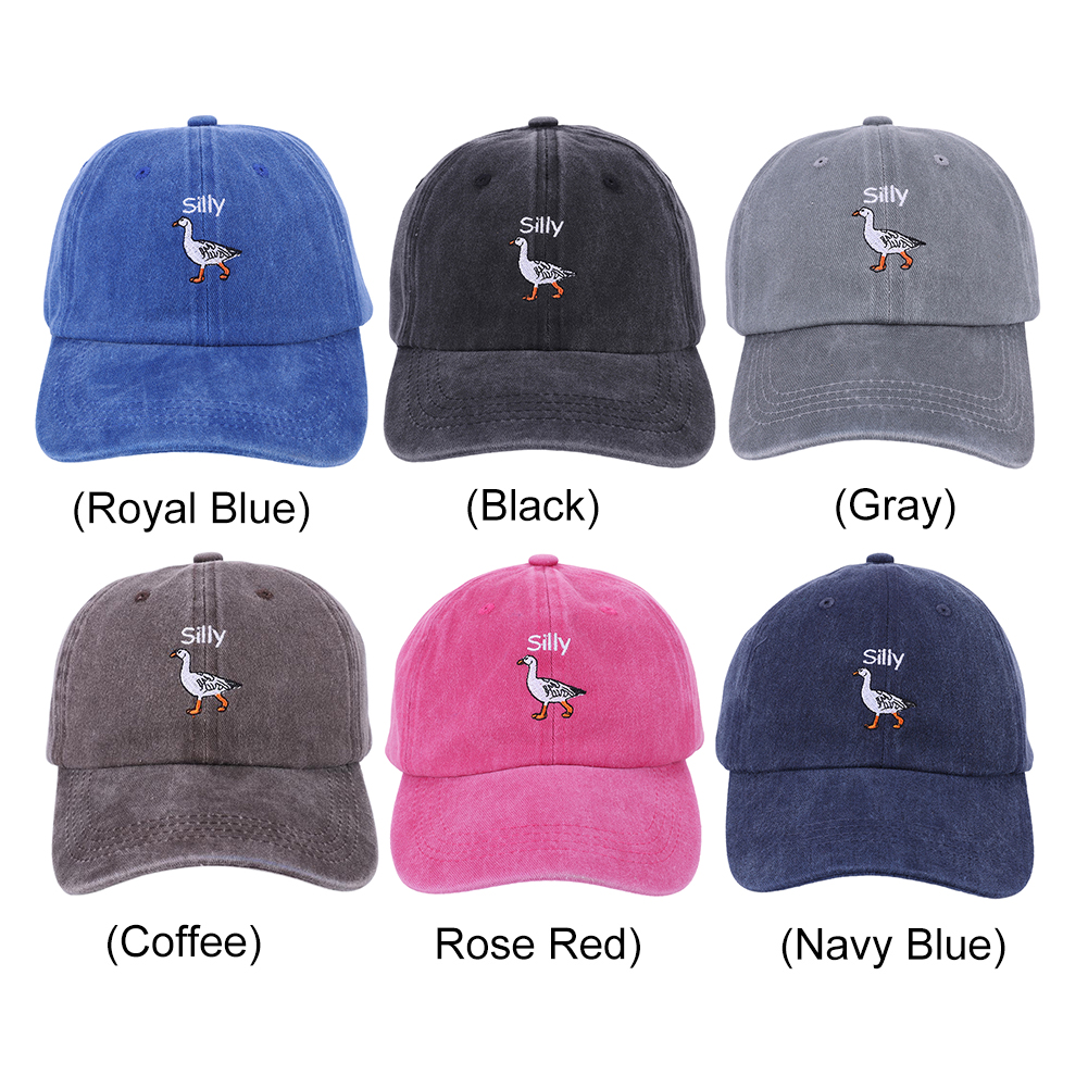 Golf Cap Dad - Embroidered Silly Goose Baseball Cap Silly