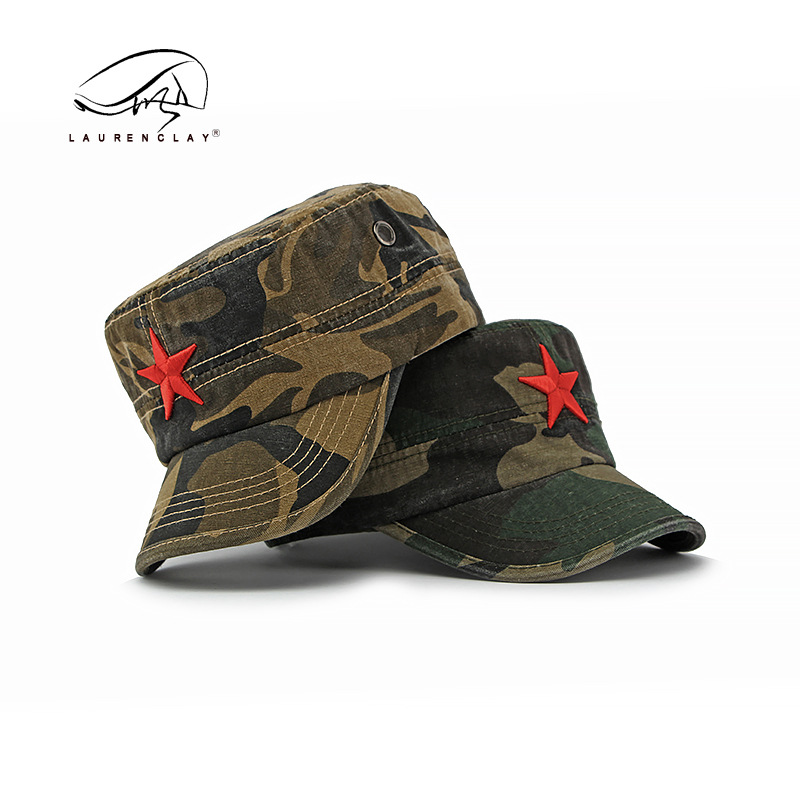 Men's Camouflage Flat Top Base - Dad Hat Cotton 리뷰 및 가격