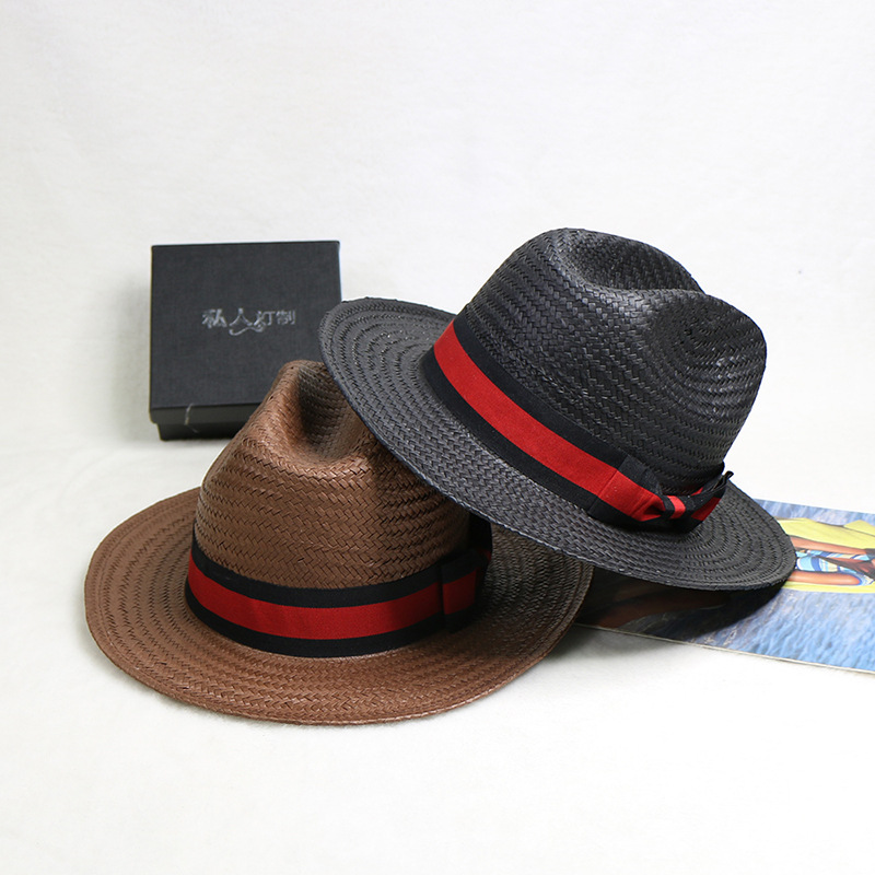 Hand Woven Straw Hat Jazz Cowb - Cowboy Hat Straw 리뷰 및 가격
