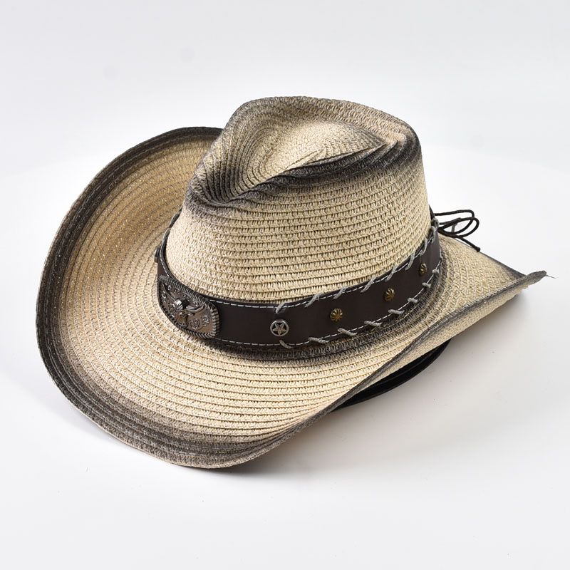 Summer Western Cowboy Straw Ha - Cowboy Hat Straw 리뷰 및 가격