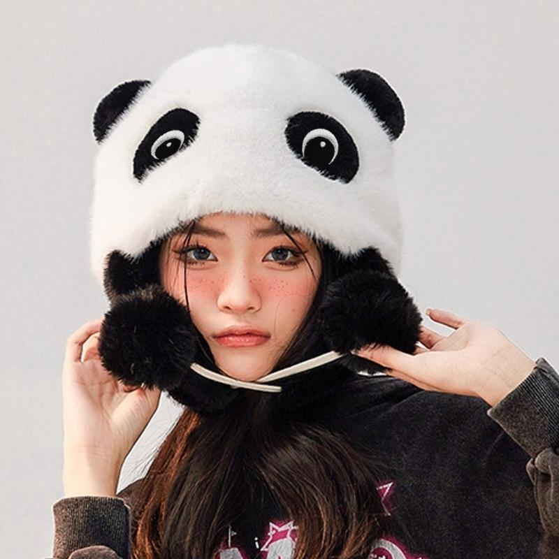 Panda Ear Hat Panda Earflap Ha - Trapper Hat Ear Flap 리뷰 및 가격