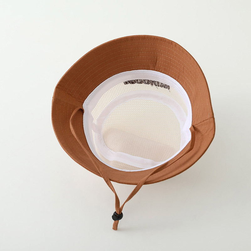 Letter Embroidered Baby Sun Ha - Bucket Hat Cotton 리뷰 및 가격