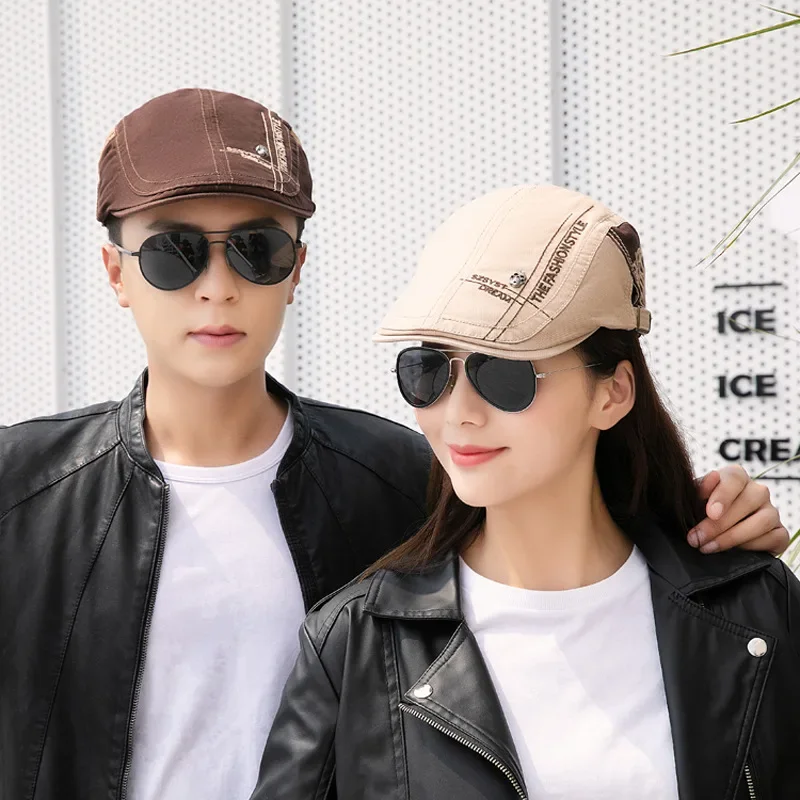 Unisex Skull Letters Newsboy C - Newsboy Cap Ivy 리뷰 및 가격