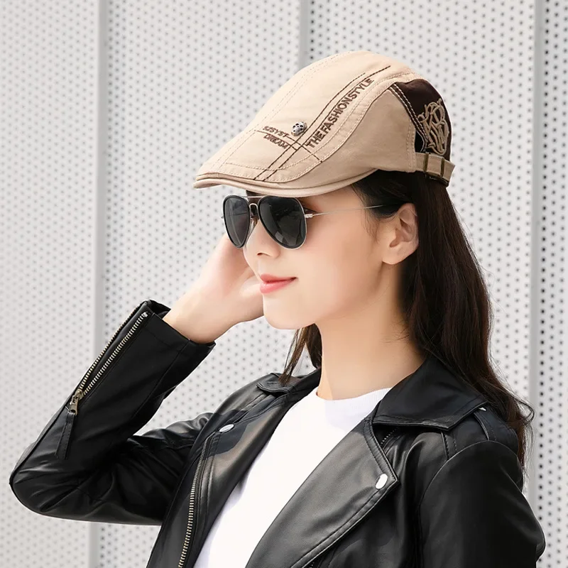 Unisex Skull Letters Newsboy C - Newsboy Cap Ivy 리뷰 및 가격