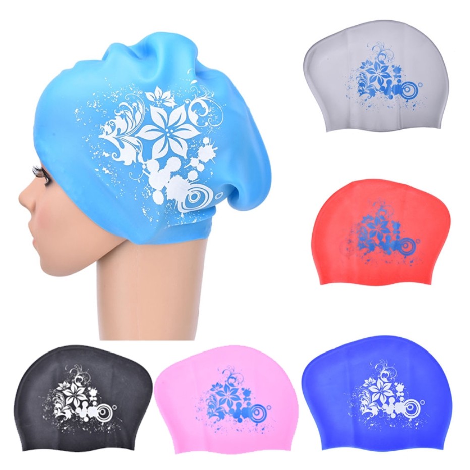 Silicone Swimming Cap for Long - Swim Hat Silicone 리뷰 및 가격