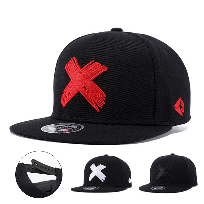 Letter X 3D Embroidered Flat-B - Snapback Hat Flat 리뷰 및 가격