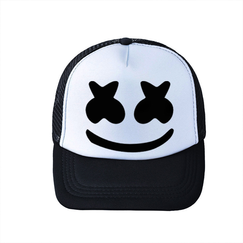 DJ Hip Pop Hat Marshmello Cosp - Trucker Cap Mesh 리뷰 및 가격