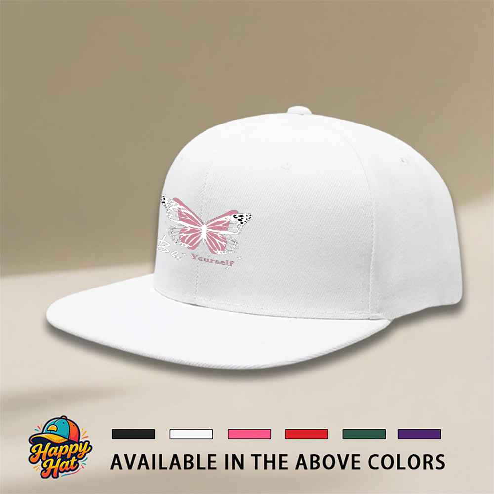 1PC Butterfly Embroidery Snapb - Snapback Hat Flat 리뷰 및 가격