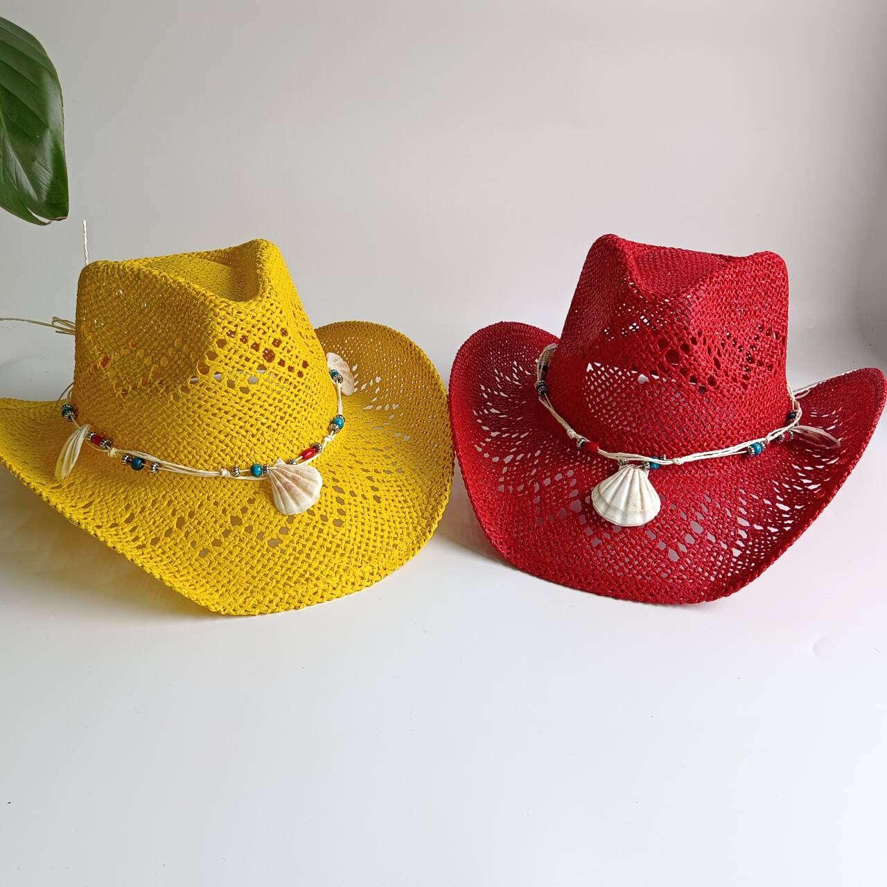 Bright yellow Cowboy Straw Hat - Cowboy Hat Straw 리뷰 및 가격