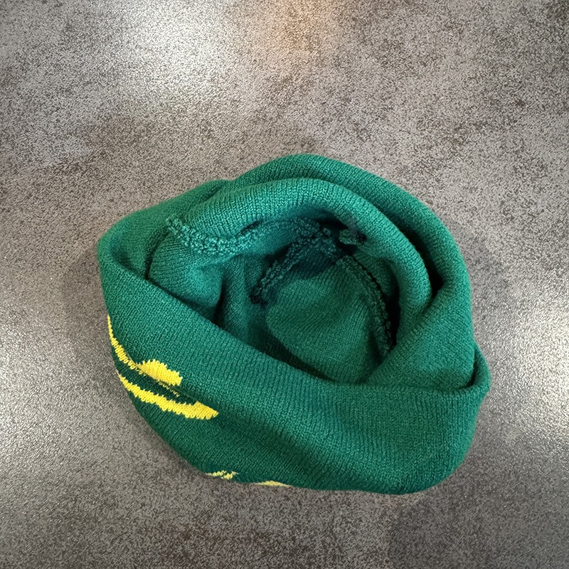 Tree Frog Print Beanie Men Wom - Beanie Cuffed Knit 리뷰 및 가격