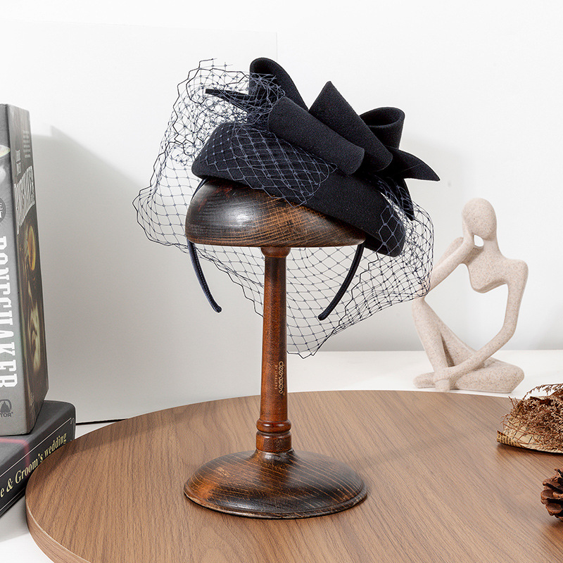 French Black Beret Fascinator  - Beret French Wool 리뷰 및 가격