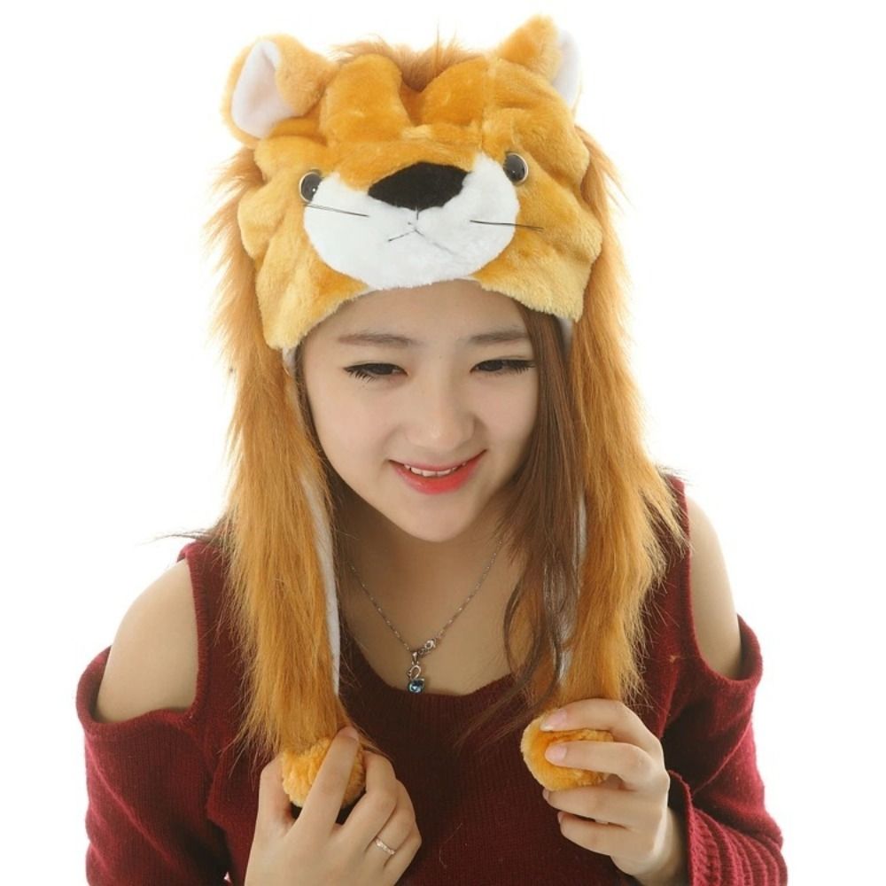 Cartoon Plush Moving Hat Anima - Trapper Hat Ear Flap 리뷰 및 가격