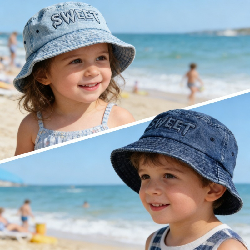 Japanese Retro Kids Bucket Hat - Bucket Hat Cotton 리뷰 및 가격