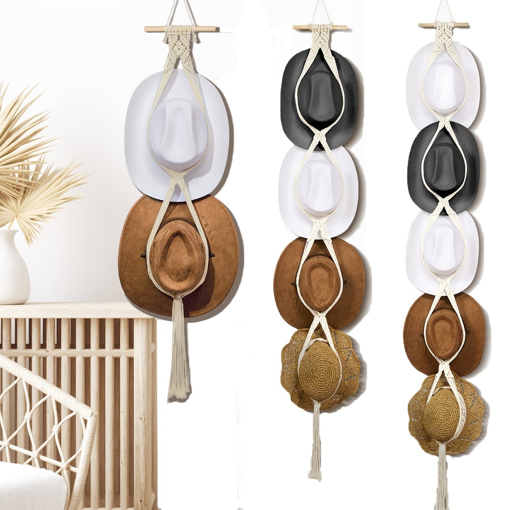 Bohemian Macrame Hat Hanger Ha - Sun Hat Wide Brim 리뷰 및 가격