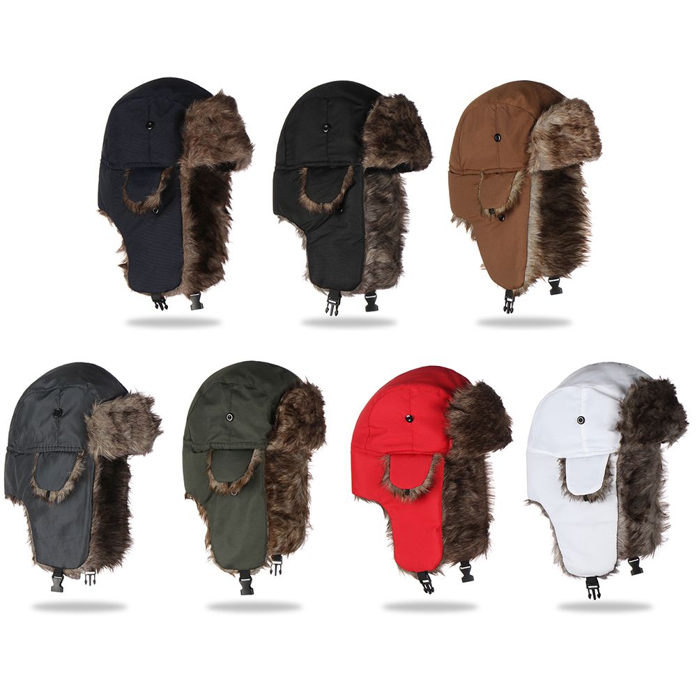 Warm Winter Fur Earflap Ski Ha - Trapper Hat Ear Flap 리뷰 및 가격