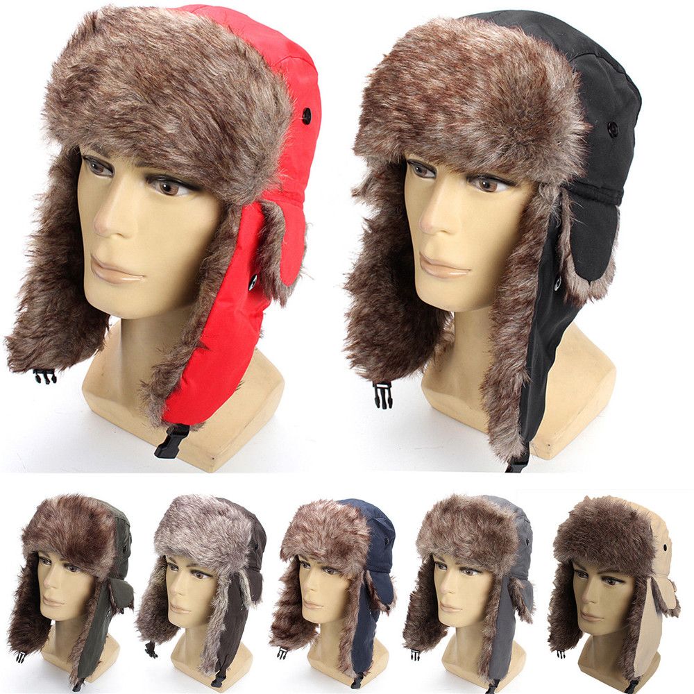 Warm Winter Fur Earflap Ski Ha - Trapper Hat Ear Flap 리뷰 및 가격