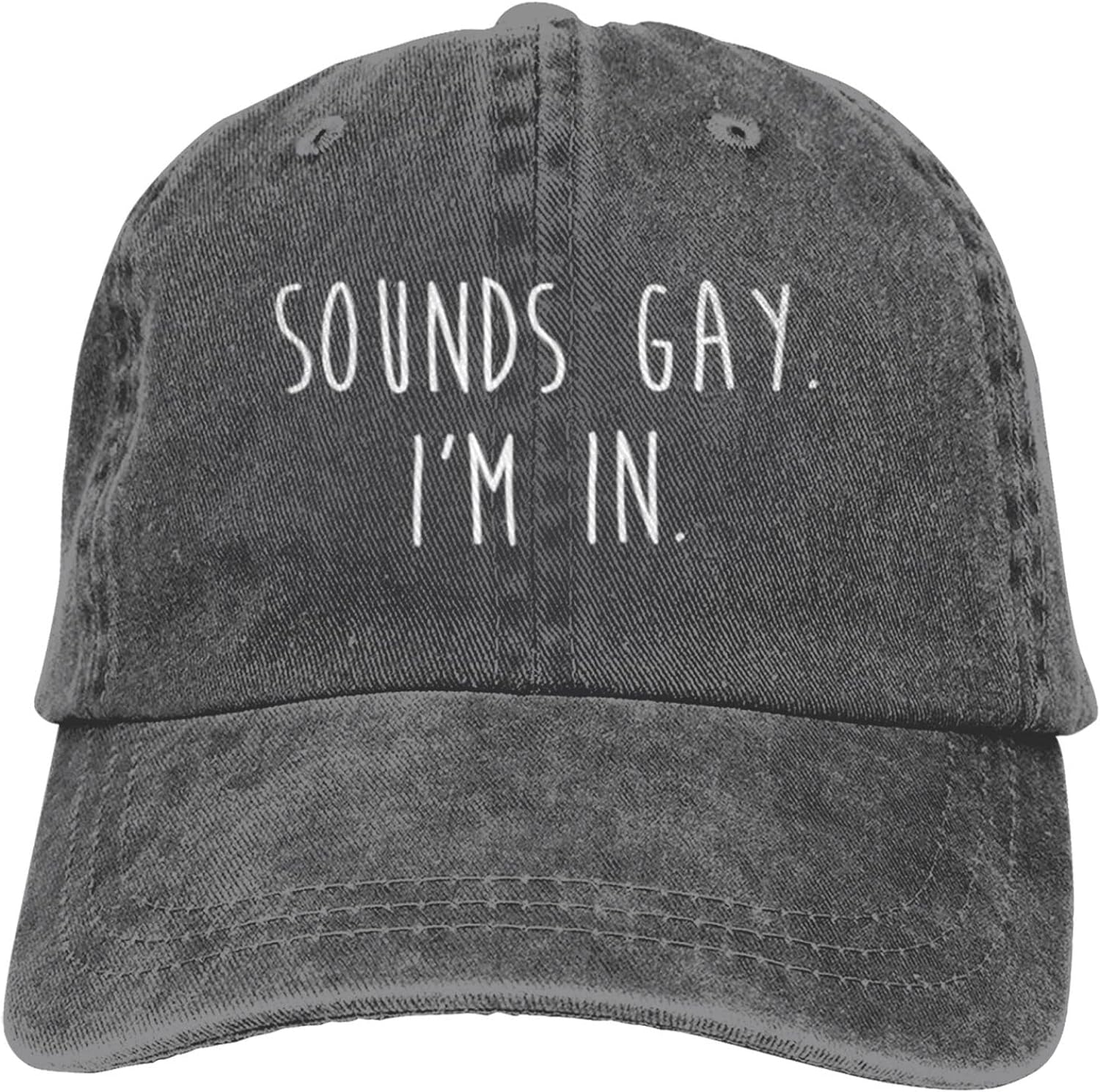Hat Funny Gay Sounds Gay I'm i - Golf Cap Dad 리뷰 및 가격