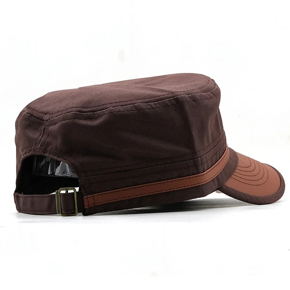 Casual Cadet Hat Man Flat Top  - Dad Hat Cotton 리뷰 및 가격