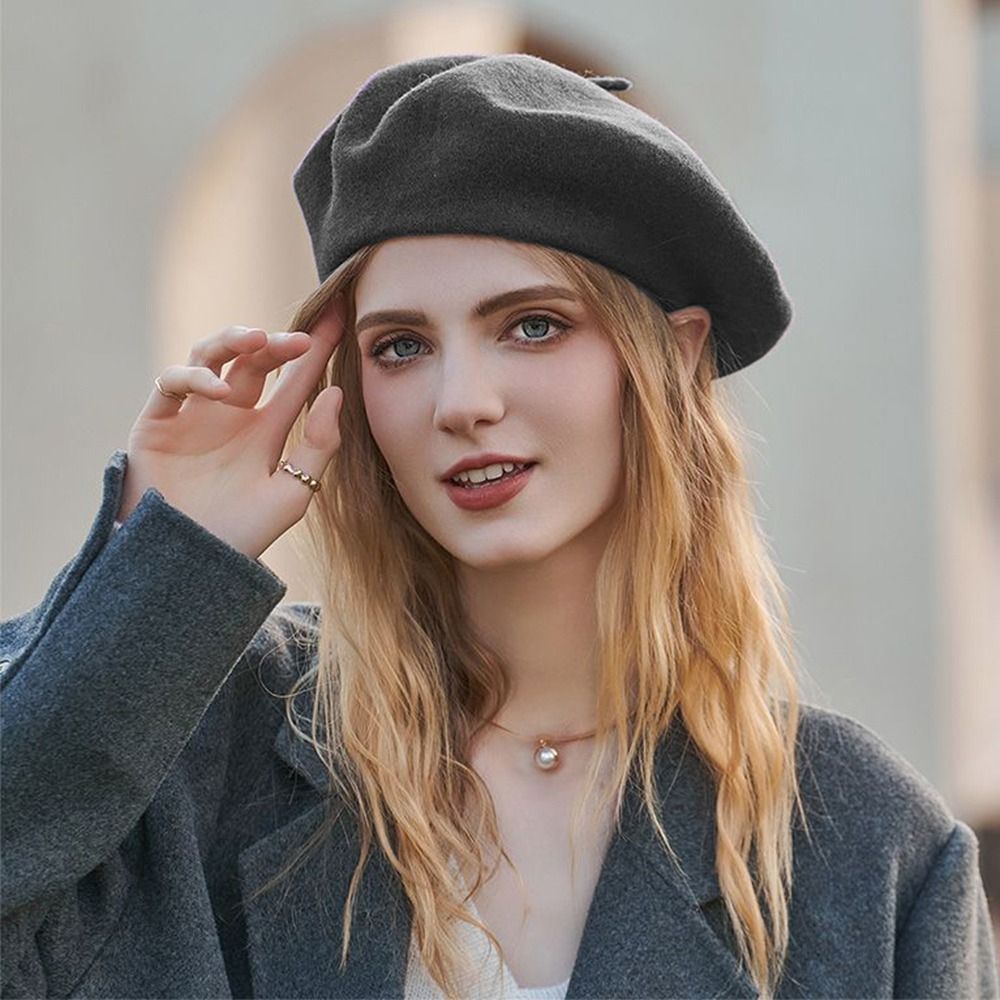 Fashion Warm Winter Wool Beret - Beret French Wool 리뷰 및 가격