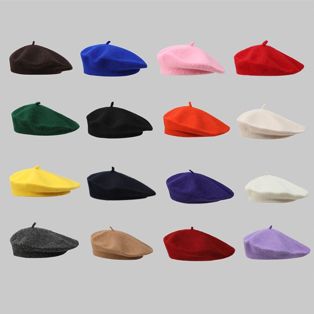 Fashion Warm Winter Wool Beret - Beret French Wool 리뷰 및 가격