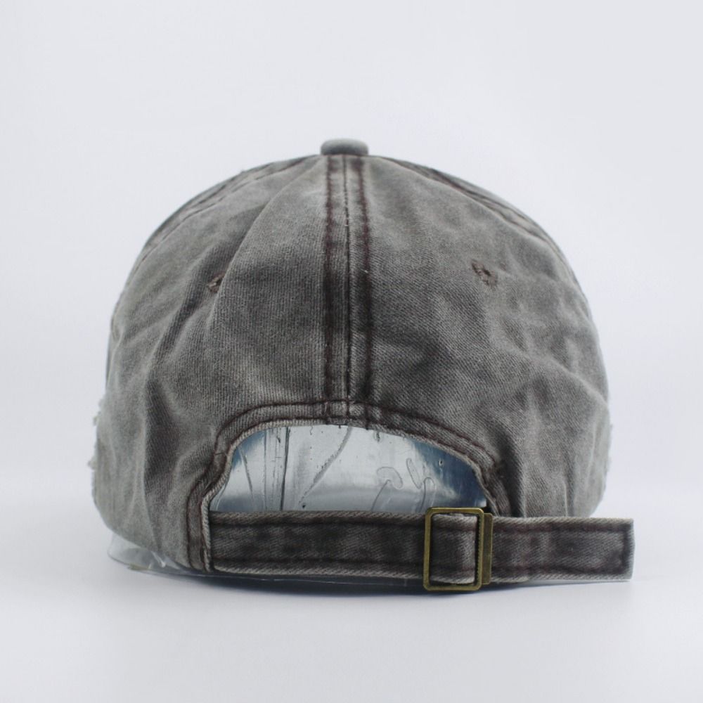 Outdoor Washed Denim Letters B - Dad Hat Cotton 리뷰 및 가격