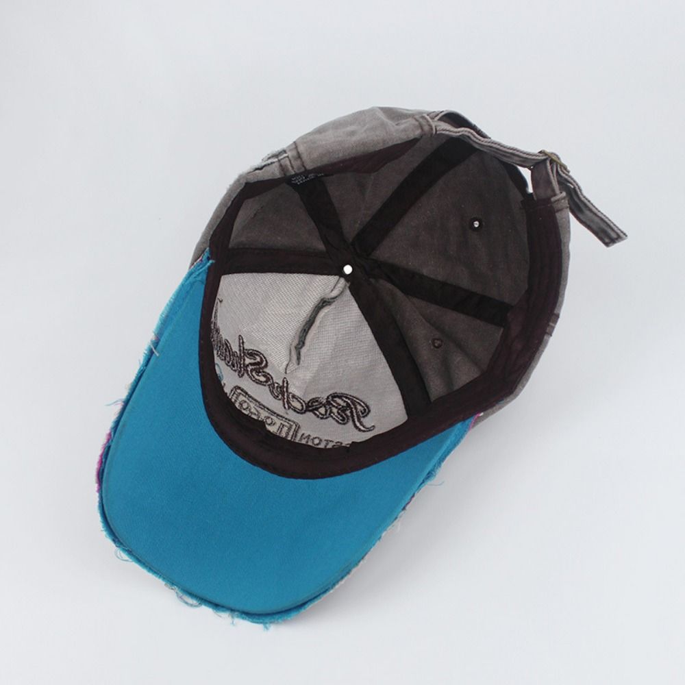 Outdoor Washed Denim Letters B - Dad Hat Cotton 리뷰 및 가격