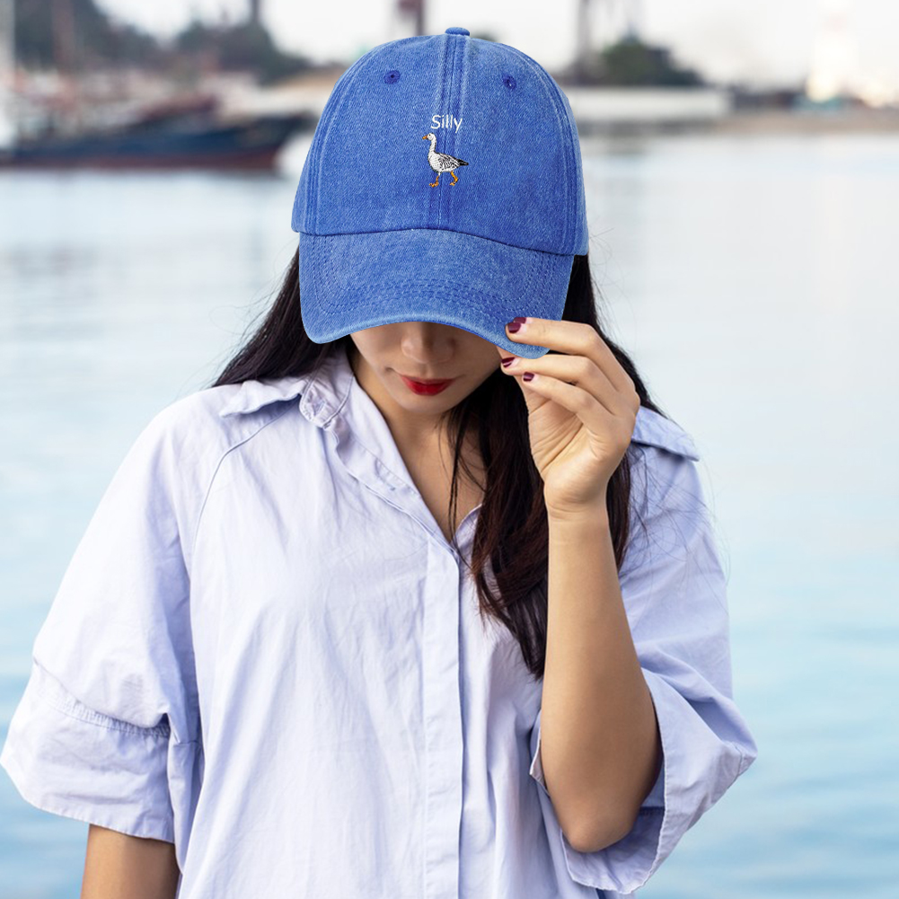 Embroidered Silly Goose Baseba - Golf Cap Dad 리뷰 및 가격