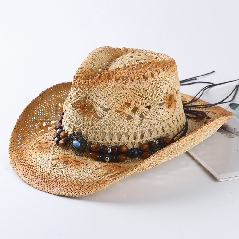 Spring and summer Spanish retr - Cowboy Hat Straw 리뷰 및 가격