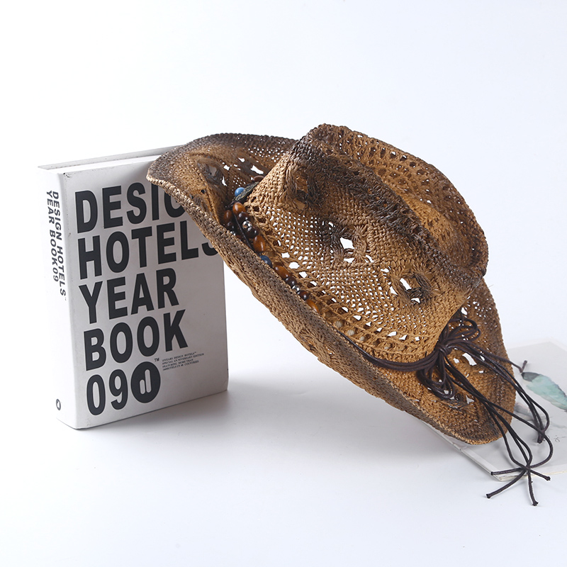 Spring and summer Spanish retr - Cowboy Hat Straw 리뷰 및 가격