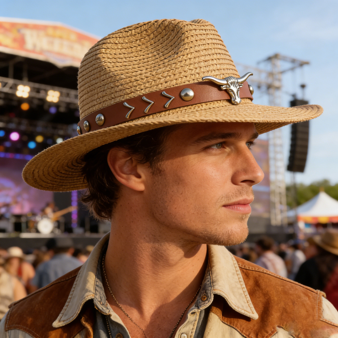 Vintage Straw Western Cowboy H - Cowboy Hat Straw 리뷰 및 가격