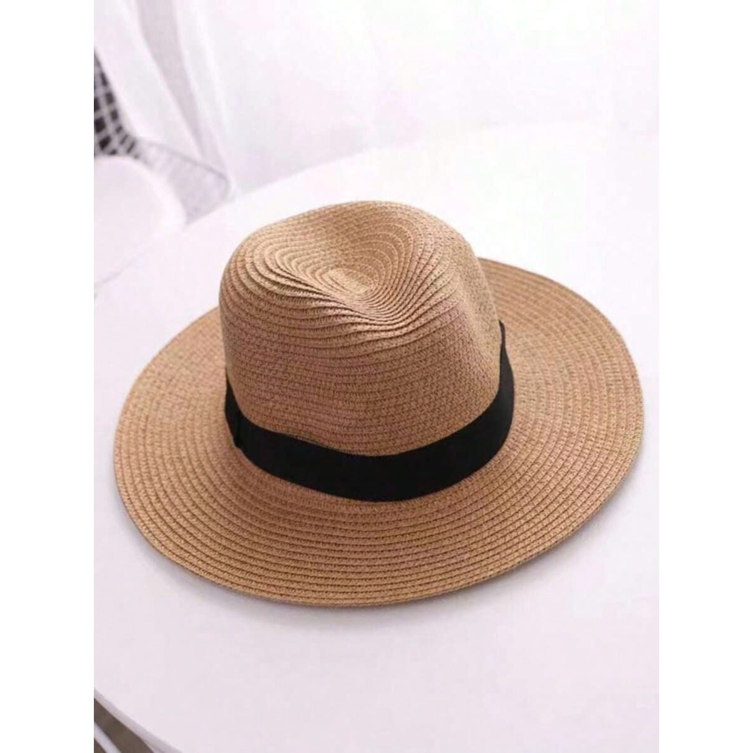 1 X Jazz Style Panama Hat with - Cowboy Hat Straw 리뷰 및 가격