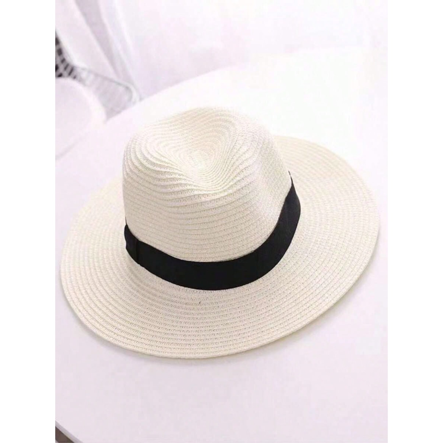 1 X Jazz Style Panama Hat with - Cowboy Hat Straw 리뷰 및 가격
