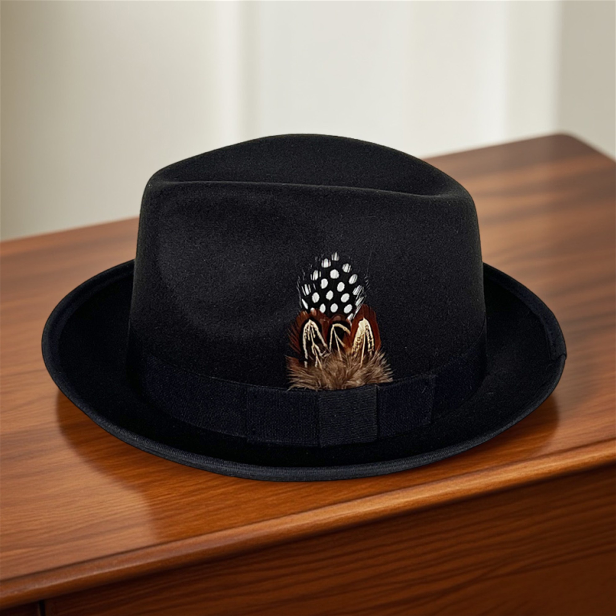 Vintage Style Wool Fedora Hat  - Fedora Hat Wool 리뷰 및 가격