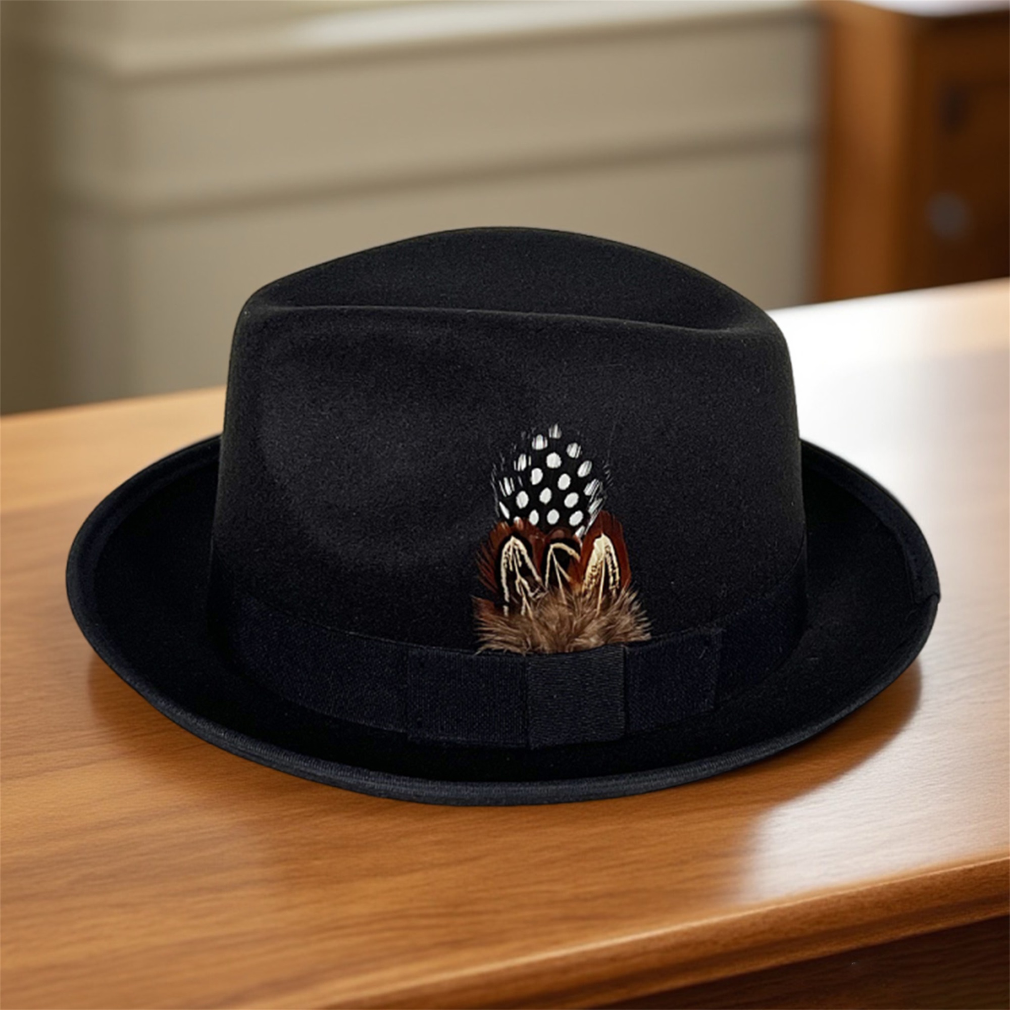 Vintage Style Wool Fedora Hat  - Fedora Hat Wool 리뷰 및 가격