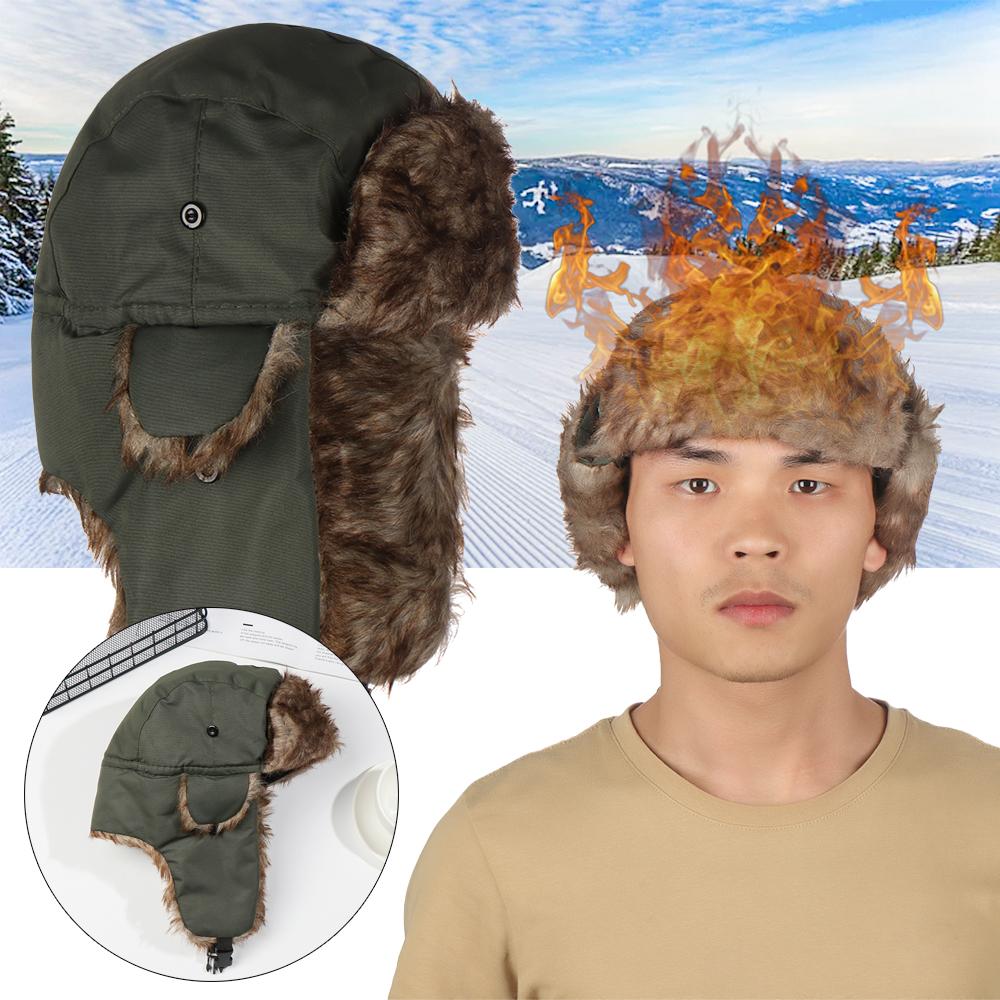 Warm Earflap Trapper Winter Ca - Trapper Hat Ear Flap 리뷰 및 가격