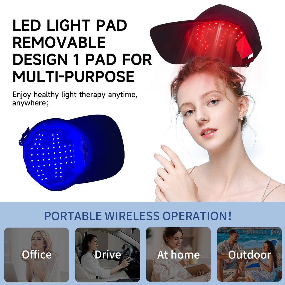660nm&850nm Red Light Therapy  - Snapback Hat Flat 리뷰 및 가격
