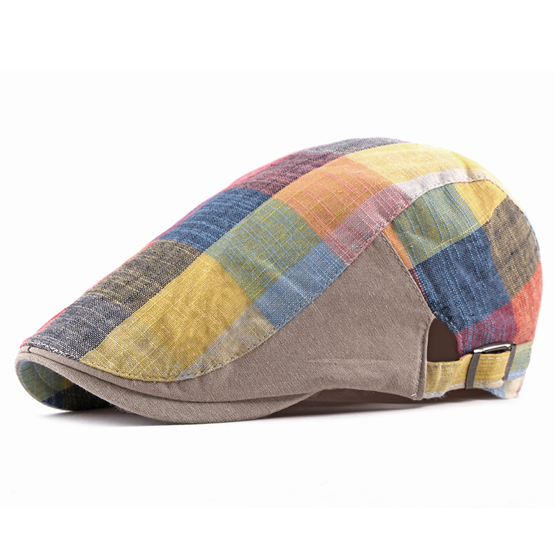 Unisex Cotton Plaid Newsboy Be - Newsboy Cap Ivy 리뷰 및 가격