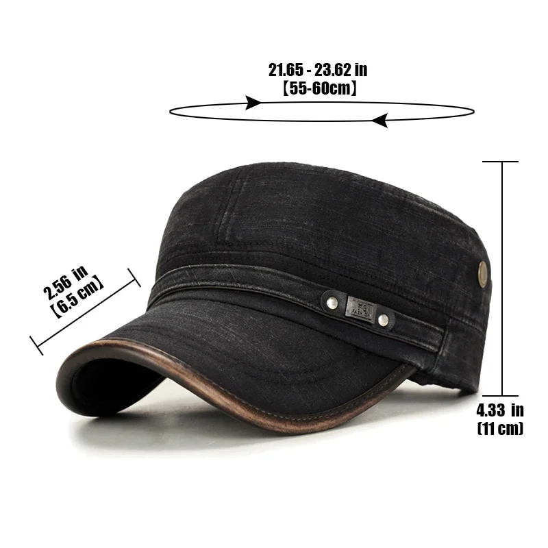 Leather Brim Washed Distressed - Dad Hat Cotton 리뷰 및 가격