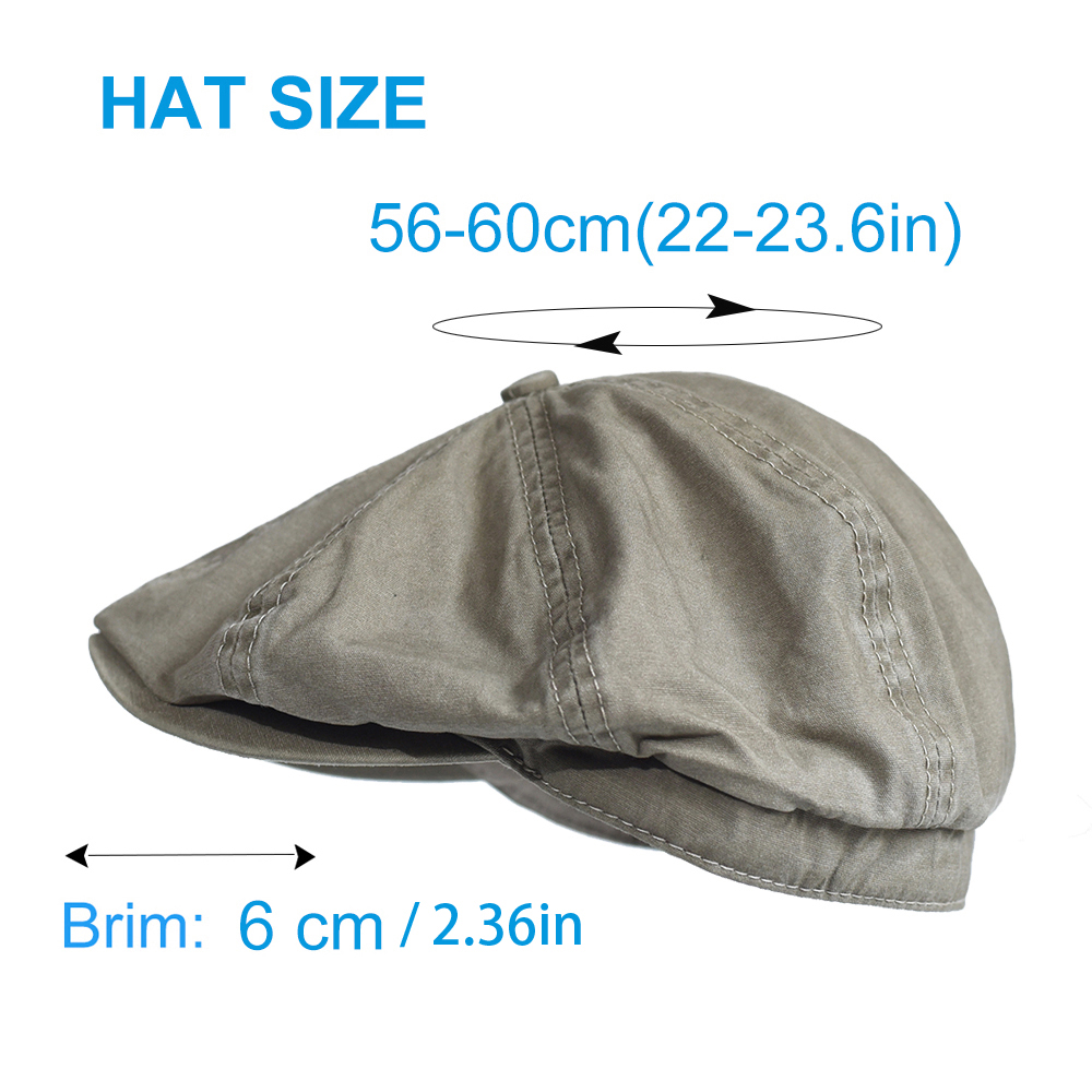 Washed Cotton Newsboy Cap Peak - Newsboy Cap Ivy 리뷰 및 가격