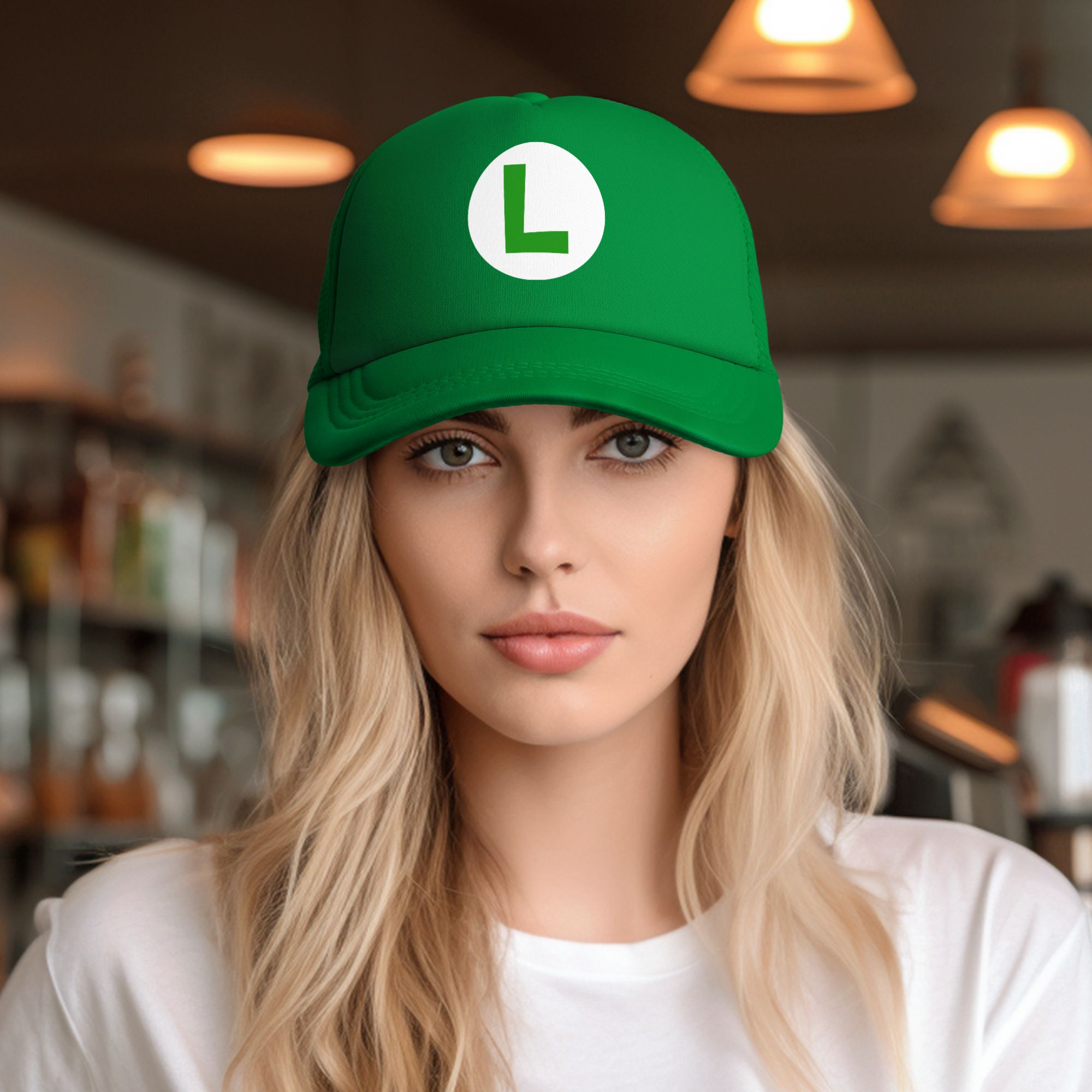 green L red m marioes Luigis F - Trucker Cap Mesh 리뷰 및 가격