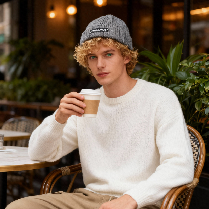 1pc Winter Warm Beanie for Men - Beanie Cuffed Knit 리뷰 및 가격